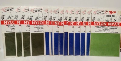 28!!!!! LOT Vintage Iron On Nylon Repair Waterproof/Repellent Permanent 5" x 7" - Image 1 of 4
