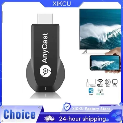 XIKCU M2Plus Wireless WiFi Display Dongle4K 1080P HDMI Receiver Airplay Miracast - Image 1 of 4