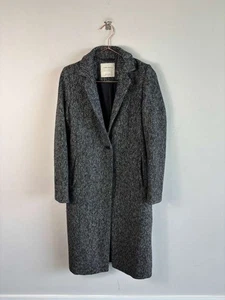Abrigo Zara Mujer Tweed Guisante Clásico Manga Larga Estilo Gris Talla Xs - Imagen 1 de 13