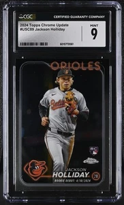 2024 Topps Chrome Update Jackson Holliday #USC89 Baseball CGC 9 - Picture 1 of 2