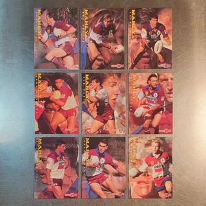 1996 NRL Dynamic Series 1 Manly-Warringah Sea Eagles Full Team Set (9 Cards) - Picture 1 of 2