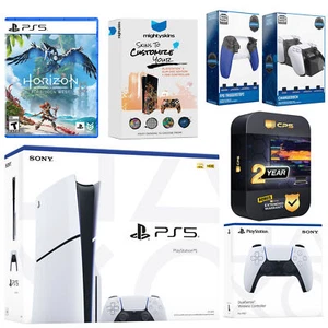 Disco delgado Sony Playstation 5 + Horizon Forbidden West, controlador camuflaje - Imagen 1 de 1