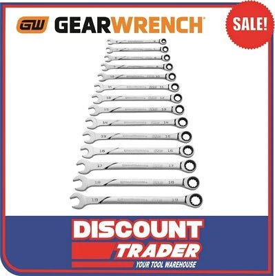 GEARWRENCH 14Pc 120XP Universal Spline Combination Ratcheting Spanner Set 86426  - image 1 of 2