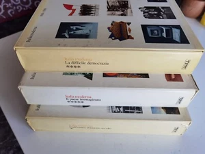 ITALIA MODERNA 3 VOLUMI DIFFICILE DEMOCRAZIA, UNITA' NUOVO SECOLO, PAESE IMMAG - Picture 1 of 19