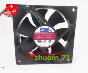 1PC AVC DS08025R12UP097 8025 12V 0.35A CPU temperature controlled chassis fan - Picture 1 of 2