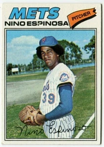 1977 Topps #376 Nino Espinosa New York Mets - Picture 1 of 2