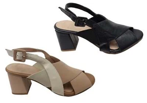Brand New Via Paula April Womens Brazilian Comfortable Leather Heels - Picture 1 of 16