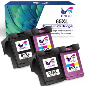 Cartucho de tinta 65XL para impresoras HP Deskjet 2622 2624 2636 3755 3762 ENVY 5052 - Imagen 1 de 12