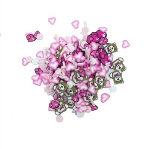 Bear Hugs Sprinkletz NK158 - Valentine's Day Shaker Filler Craft Buttons Galore - Bild 1 von 3