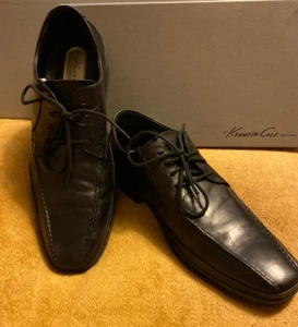 Herren Kenneth Cole Track Walk schwarz Leder elegante Schuhe 11 Medium - Bild 1 von 13