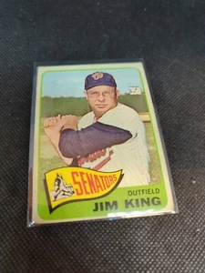 1965 Topps Jim King #38 Washington Senators Baseball Card - Picture 1 of 2