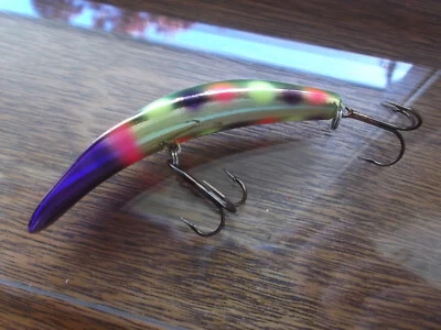 Custom Painted Pre Rapala Luhr Jensen Kwikfish K-11x X-treme Silent Lights Out - Image 1 of 4