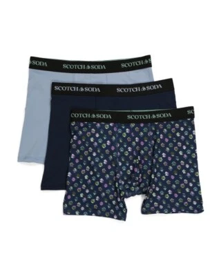 Scotch Soda Amsterdam Active Stretch Men's Boxer Briefs X L 40-42(3) Pack NEW - Image 1 of 3