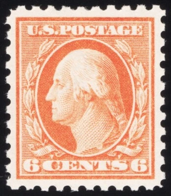 U.S. (Scott 429) 6¢ Red Orange, Wmk Perf 10, Mint-OG-NH, PF Graded XF 90 Choice! - Image 1 of 3