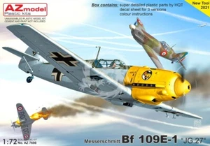 Messerschmitt Bf 109E-1 "JG.27" AZmodel  AZ7698 1/72 - Zdjęcie 1 z 2