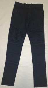 Stretch Denim Youth Jeans Size 6 - W23 X L24 Black - Picture 1 of 3