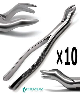 10 Pcs Dental Extracting Forcep 88L Molar Tooth Extraction Surgical Tools - Picture 1 of 7