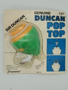Vintage 1970's Sir Duncan Pop Top Orange and Green, NOS - Picture 1 of 5