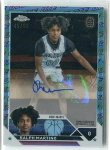 2023-24 Topps Cromo Horas Extra Elite Ralph Martino AQUA OTE REFRACTOR AUTOMÁTICO RC/99 - Imagen 1 de 1