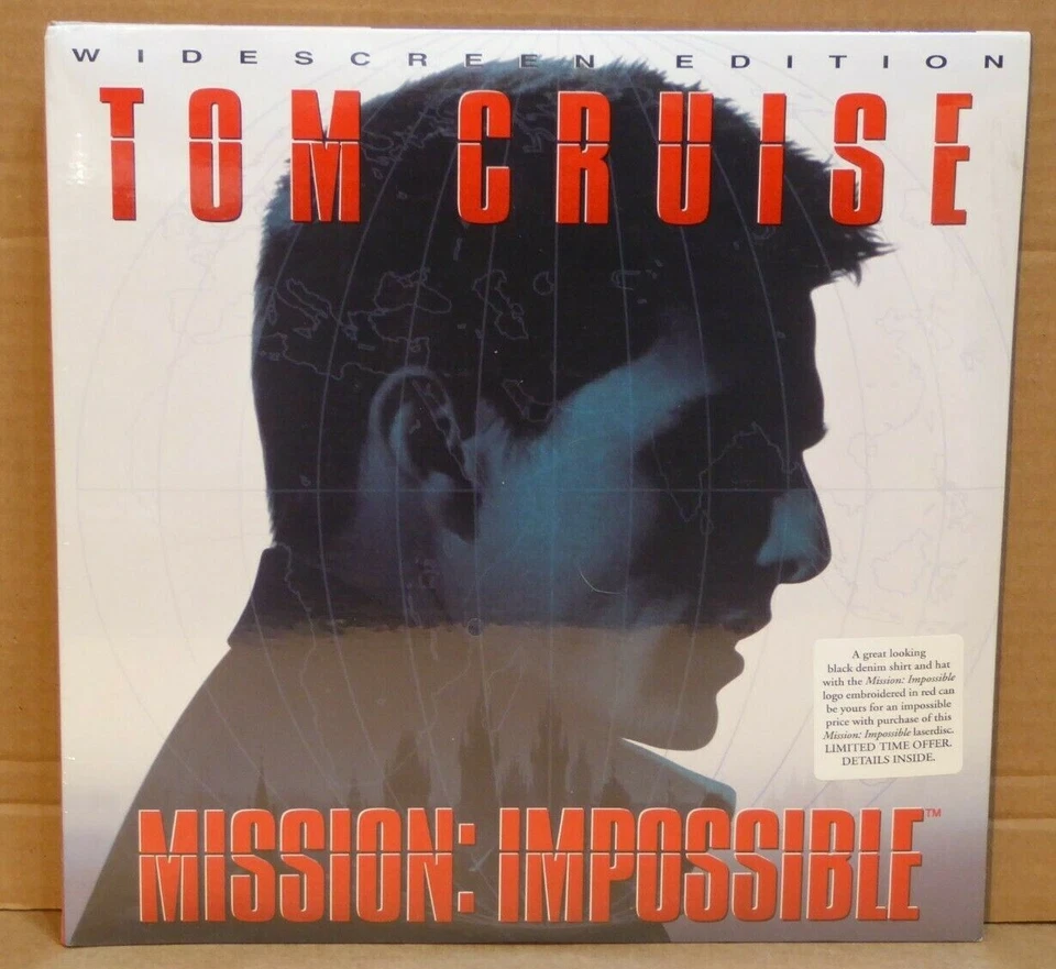 Mission Impossible Laser Disc NEW SEALED Widescreen Tom Cruise Jon Voight Foto 1 de 1
