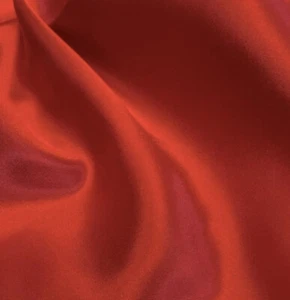 3 Yard RED Charmeuse High Quality Satin Fabric 60” Wide - Picture 1 of 1