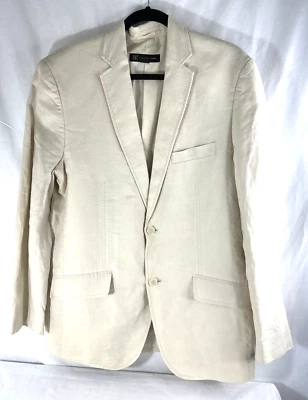 INC International Concepts Men's Linen Zone 'Stone Block' Size L Blazer Sport - Image 1 of 4