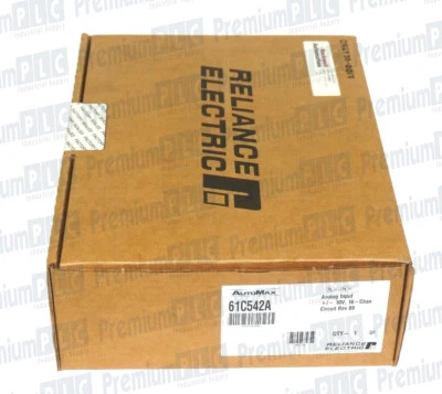 RELIANCE ELECTRIC 61C542A ANALOG INPUT 16-CHAN. CIRCUIT REV. 09 FACTORY SEALED  - Image 1 of 3