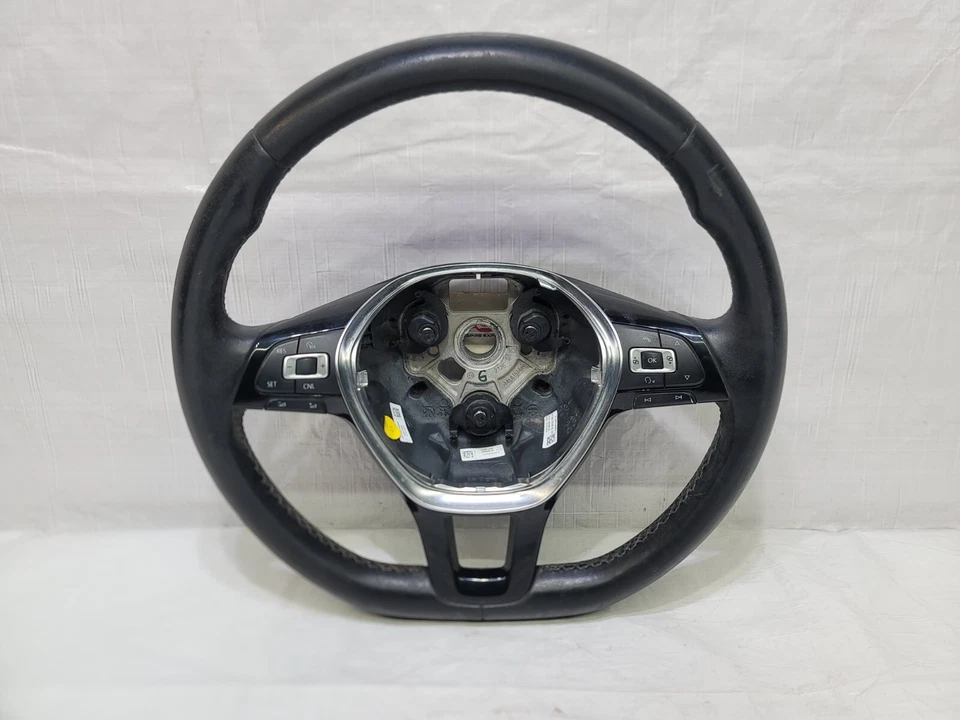 2015-2018年大众捷达方向盘3辐多功能皮革针 — 第 1/4 张图片