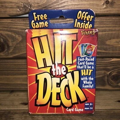 2004 Fundex Hit The Deck Quick Playing Card Game Travel Complete Excellent - Image 1 of 2