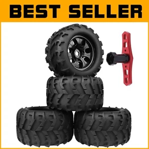 Durable 1/8 RC Buggy Tires with Deep Tread - Compatible with Arrma & Redcat - Picture 1 of 9