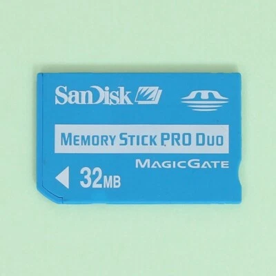 Genuine SanDisk 32MB Sony Memory Stick Duo MS Memory Card for Sony PSP - Image 1 of 2