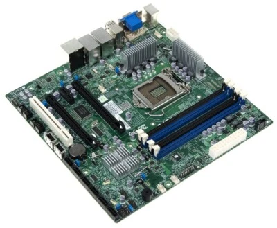Supermicro C7SIM-Q LGA1156 4x DDR3 mATX Mainboard - Image 1 of 2