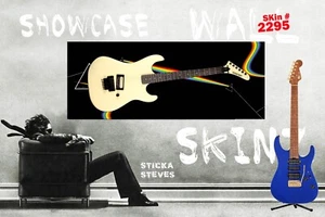 Wall Skin Art Guitar Display Décor Dark Side of the Moon Pink Floyd 2295 - Picture 1 of 12