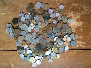 Dealers lot world coin bulk lot 2 pounds of world coins including Turkey, asia, - Picture 1 of 12