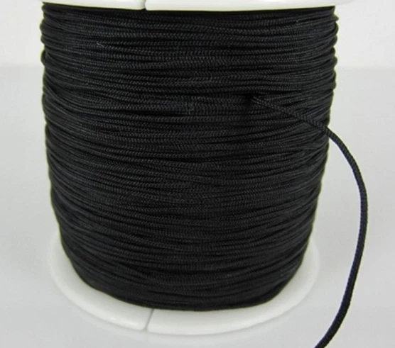 black 1.5mm 160M 175yard/lot Chinese knot tread cord shamballa String Nylon Rope - Image 1 of 1