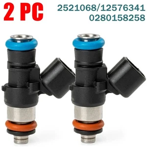Set of 2 Upgrade Fuel Injector 2521068 fit Polaris 2011-2021 NEW 0280158258 - Picture 1 of 8