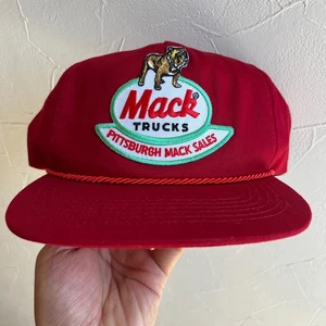De colección MACK Camiones Camionero Gorra Sombrero Rojo Snapback Talla Libre 55-61 cm Parche Bordado - Imagen 1 de 18
