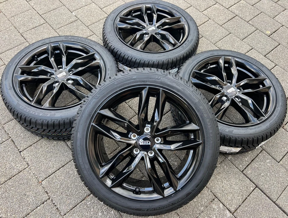 4 ALU 17" WINTERRÄDER FORD FOCUS C-MAX MONDEO 225/45R17 91H RDKS NEU FREIHAUS - Bild 1 von 4