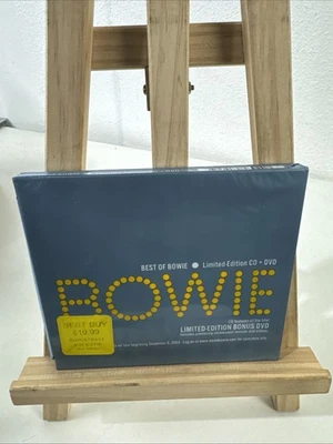 Rare NOS Best of Bowie Bonus DVD Limited David Bowie CD 2002 2 Discs Virgin Foto 1 de 3