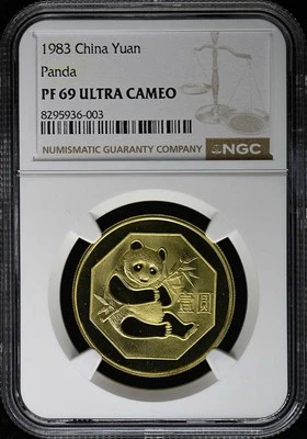 1983 CHINA PANDA YUAN NGC PR69DCAM - Image 1 of 4