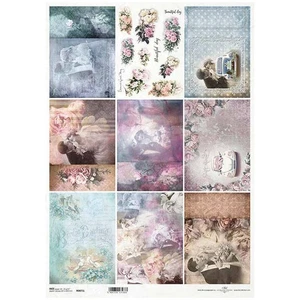 ITD Reispapier Decoupage Bastelpapier, A3 871L Braut und Bräutigam, Hochzeit - Bild 1 von 1