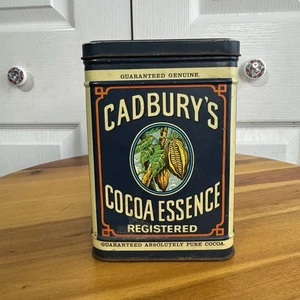 Cadbury's Cocoa Essence Vintage 1977 Metall Blechdose Klappdeckel Sammlerstück - Bild 1 von 10