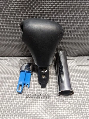 1998-2002 Lincoln Continental Black Leather Shift Lever Knob OEM Foto 1 de 4