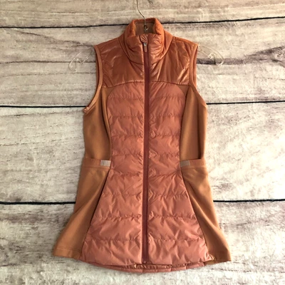 Lululemon Down For It All Vest 0 Womens Pink Primaloft Goose Down Zip Puffer - Image 1 of 4