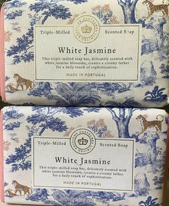 Nuovo! 2 Barrette Castelbel GELSOMINO BIANCO sapone profumato triplo macinato made in Portugal - Foto 1 di 1