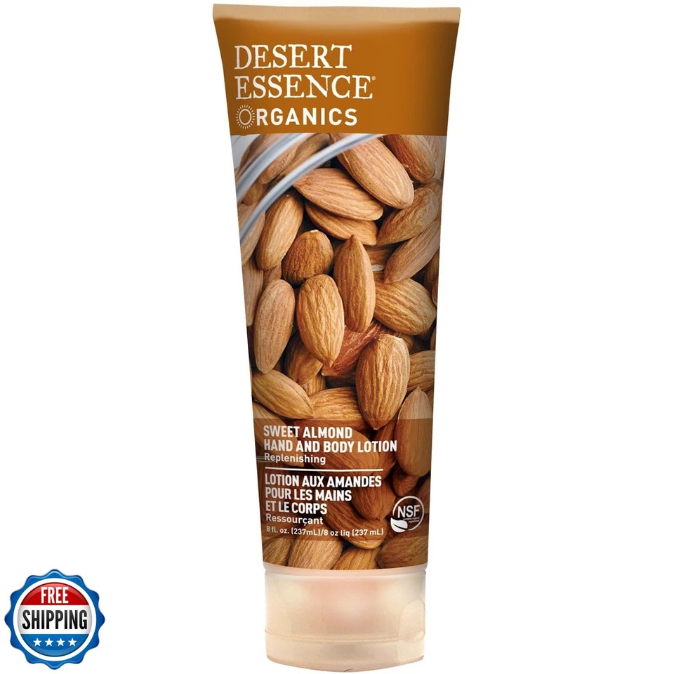 Desert Essence Hand and Body Lotion Almond, 8 ounce - Изображение 1 из 1