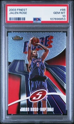 2003 FINEST #86 JALEN ROSE PSA 10 - Image 1 of 2