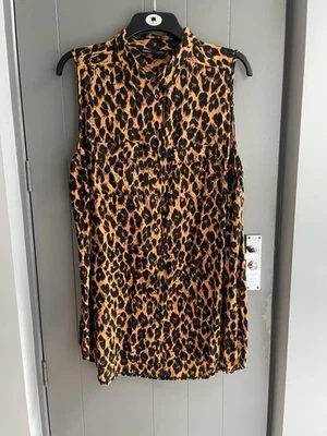 Animal Print Sleeveless Blouse By Capsule Size 22 - Image 1 of 4