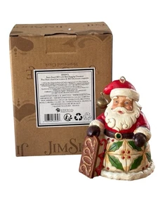Jim Shore Heartwood Creek Santa 2022 con trineo - adorno colgante, 6011891Q - Imagen 1 de 5