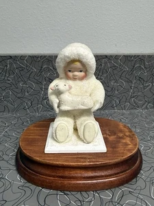 Dept. 56 Snow Angel Collection by Elaine Roesle 4” Boy Holding Lamb - Picture 1 of 7